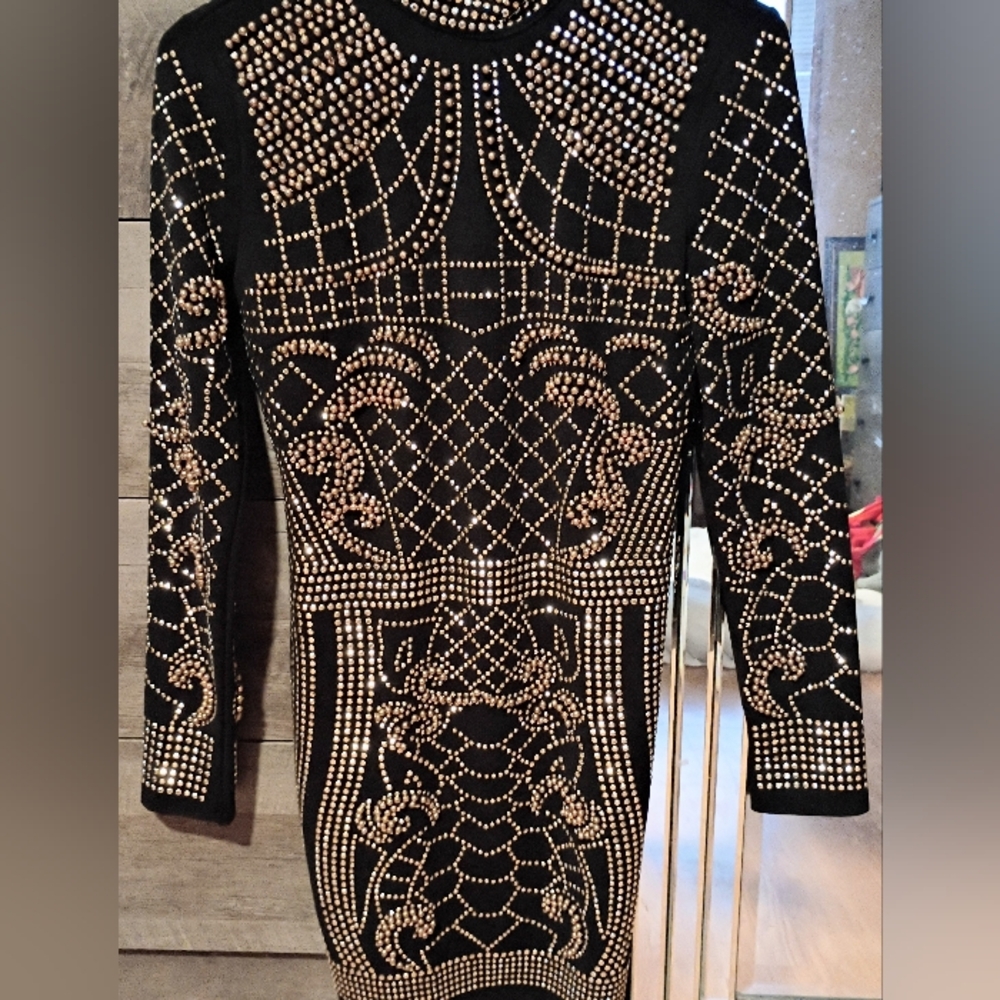 Banjul Gorgeous Gold/Silver Soft Stud Dress 🔥 NWT
